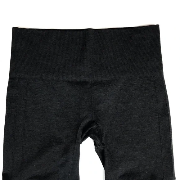 Lululemon In The Flow Crop II Heathered Deep Coal - Picture 7 of 9